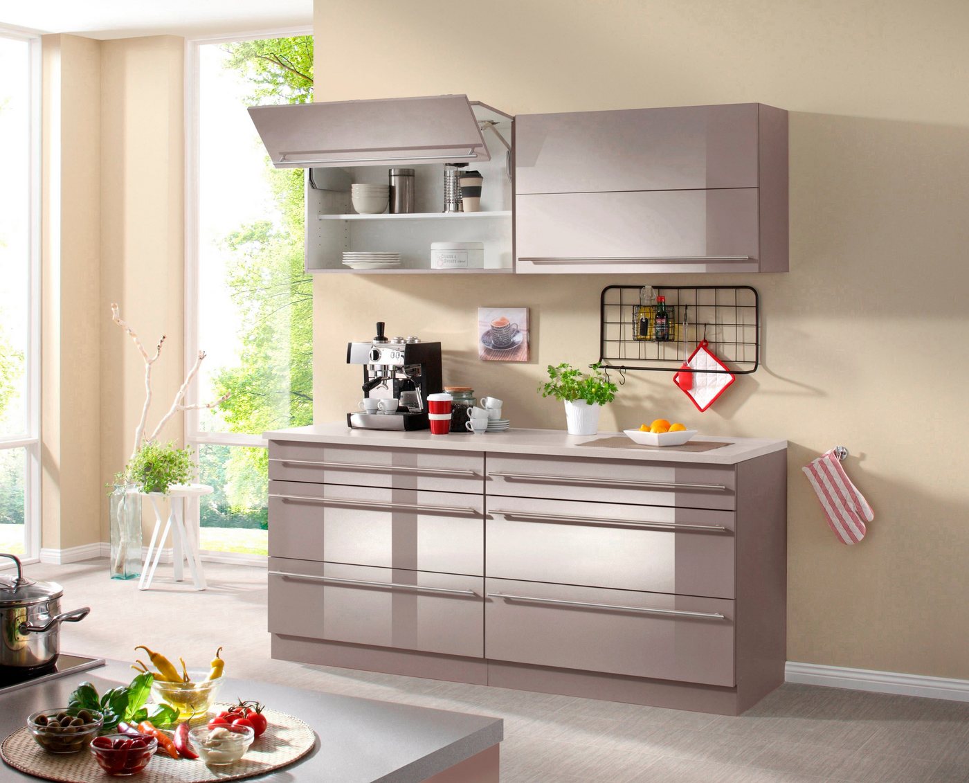 wiho Küchen Küche Chicago, ohne E-Geräte, Gesamtbreite 180 cm – Bild 3 von 5