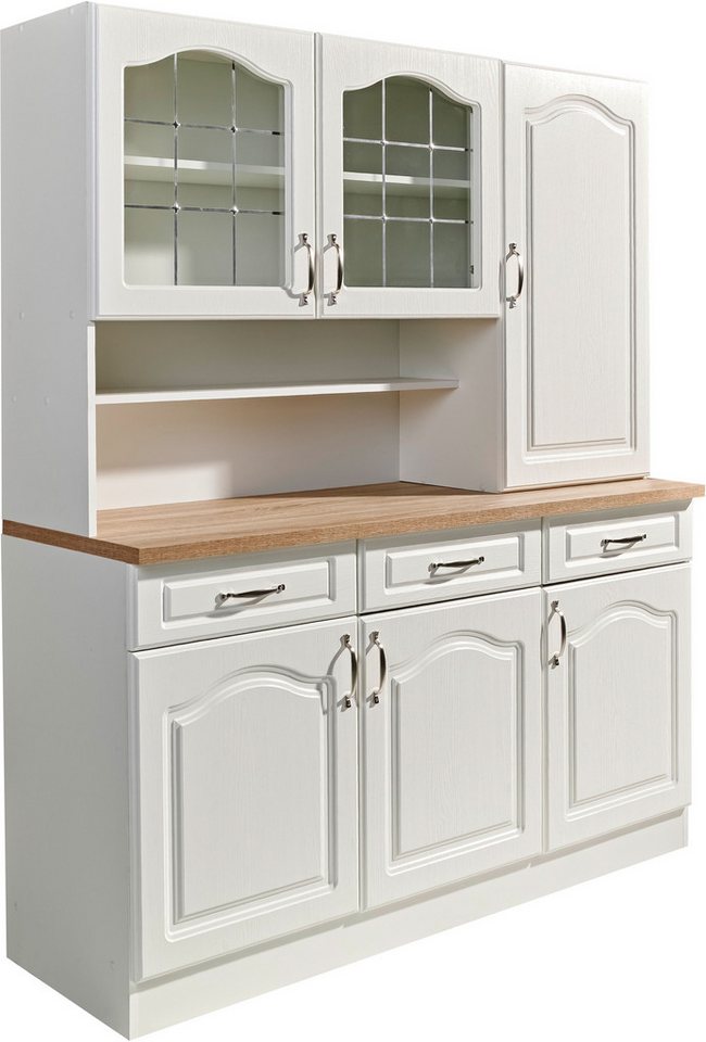 wiho Küchen Küchenbuffet Linz 150 cm breit, in Landhaus-Optik – Bild 3 von 5