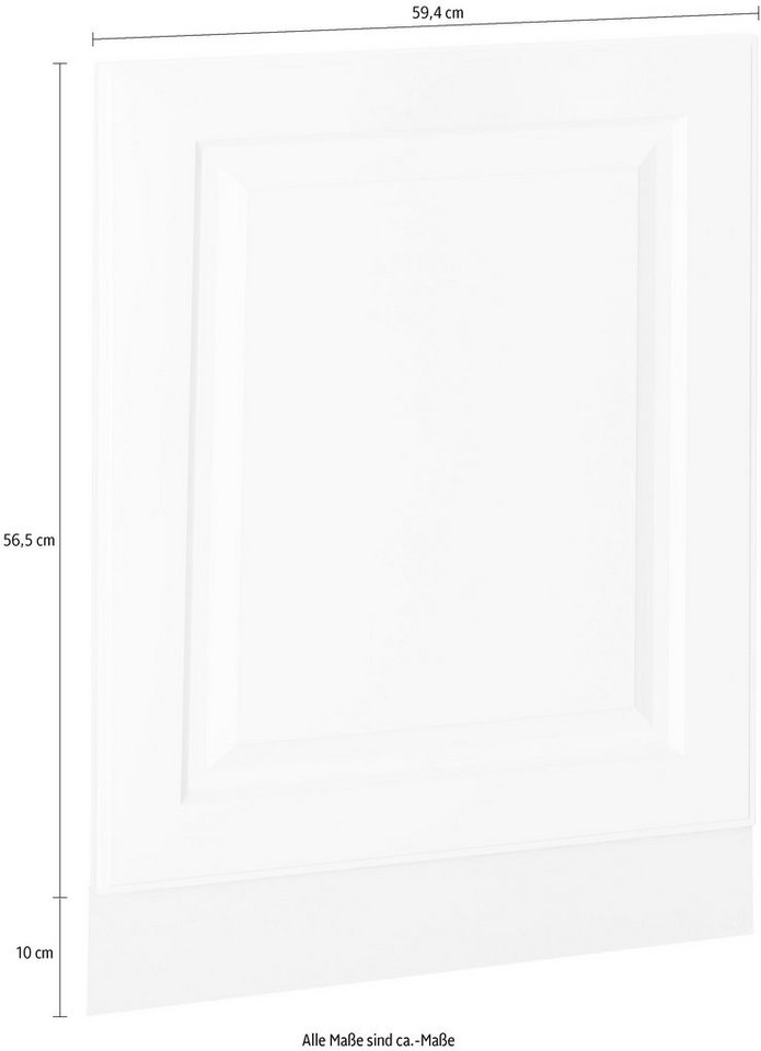 wiho Küchen Möbelblende Erla, 60 cm breit, für teilintegrierbaren Geschirrspüler – Bild 5 von 5