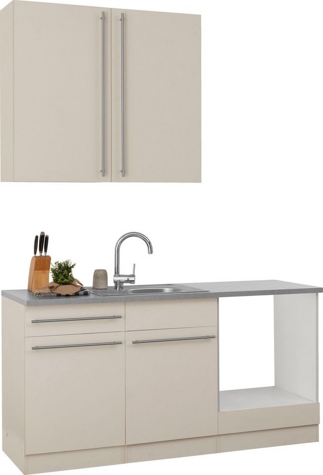wiho Küchen Pantryküche Chicago, wahlweise mit E-Geräten, Breite 160 cm – Bild 2 von 5