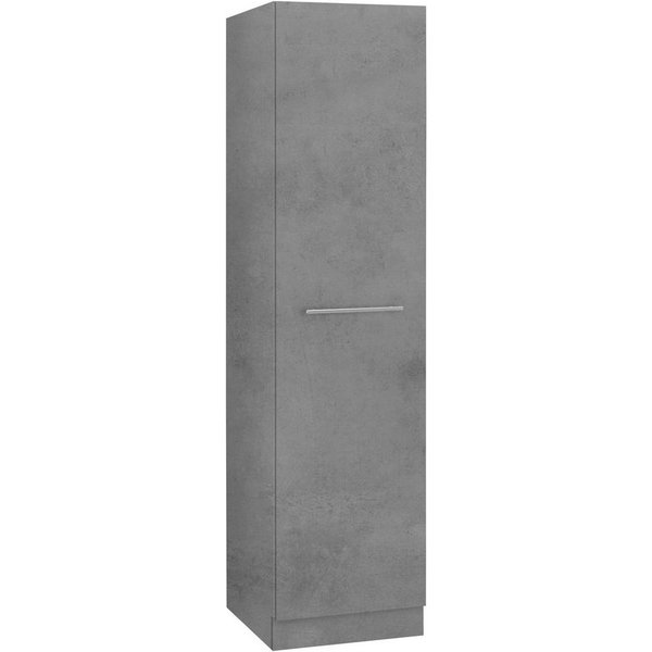 wiho Küchen Seitenschrank Flexi2, Breite/Höhe: 50/200 cm, Soft-Close bei den Türen inkl. verstellbaren Einlegeböden