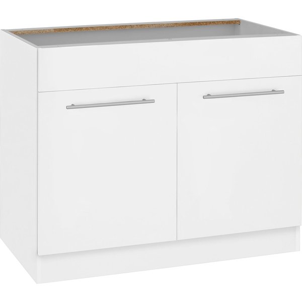 wiho Küchen Spülenschrank Unna 100 cm breit, ohne Arbeitsplatte