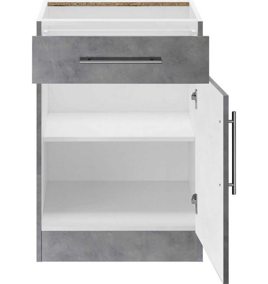 wiho Küchen Unterschrank Cali 60 cm breit, ohne Arbeitsplatte – Bild 3 von 5