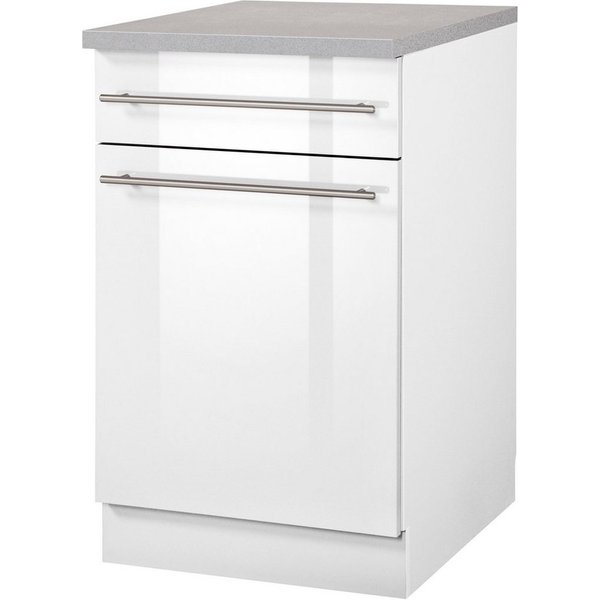 wiho Küchen Unterschrank Chicago 40 cm breit, 1 Schubkasten und 1 Tür