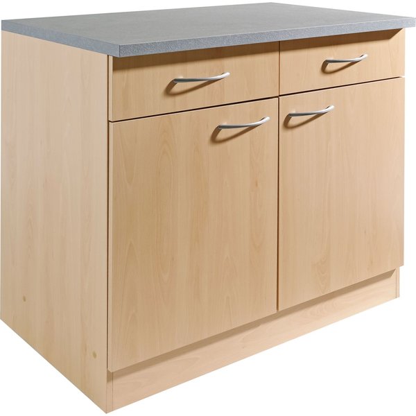 wiho Küchen Unterschrank Kiel 100 cm breit, in Tiefe 60 cm