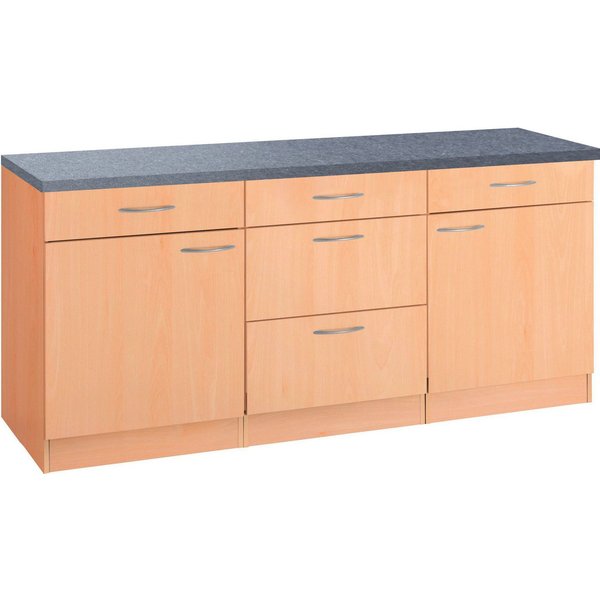 wiho Küchen Unterschrank Kiel 180 cm breit