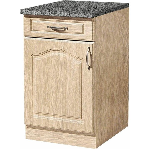wiho Küchen Unterschrank Linz 50 cm breit, in Landhaus-Optik