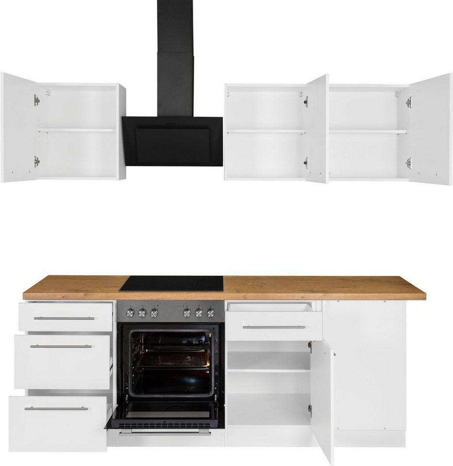 wiho Küchen Winkelküche Unna, ohne E-Geräte, Stellbreite 220 x 170 cm – Bild 3 von 5