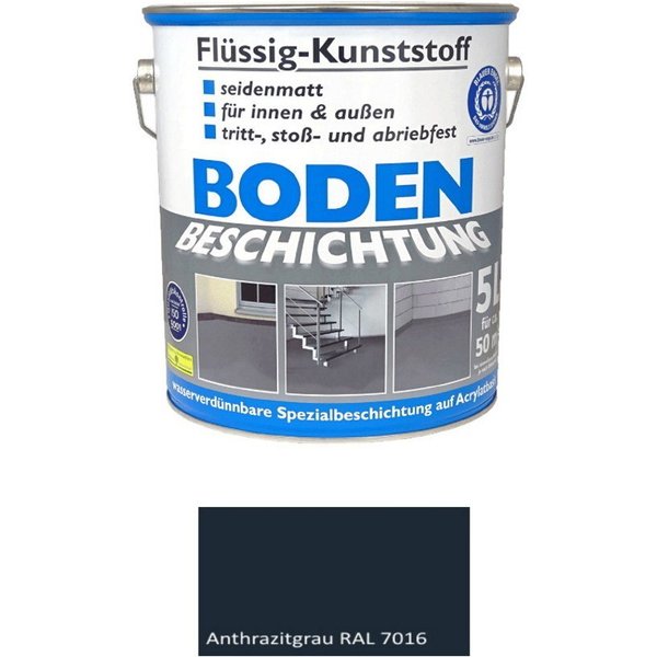 Wilckens Farben Bodenversiegelung Bodenbeschichtung Anthrazitgrau RAL 7016