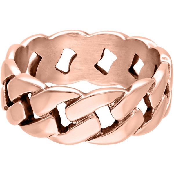 Wildcat Fingerring Chunky Ring - Roségold, 20,0 mm, Chirurgenstahl 316L - wasserfest, langlebig, hautverträglich