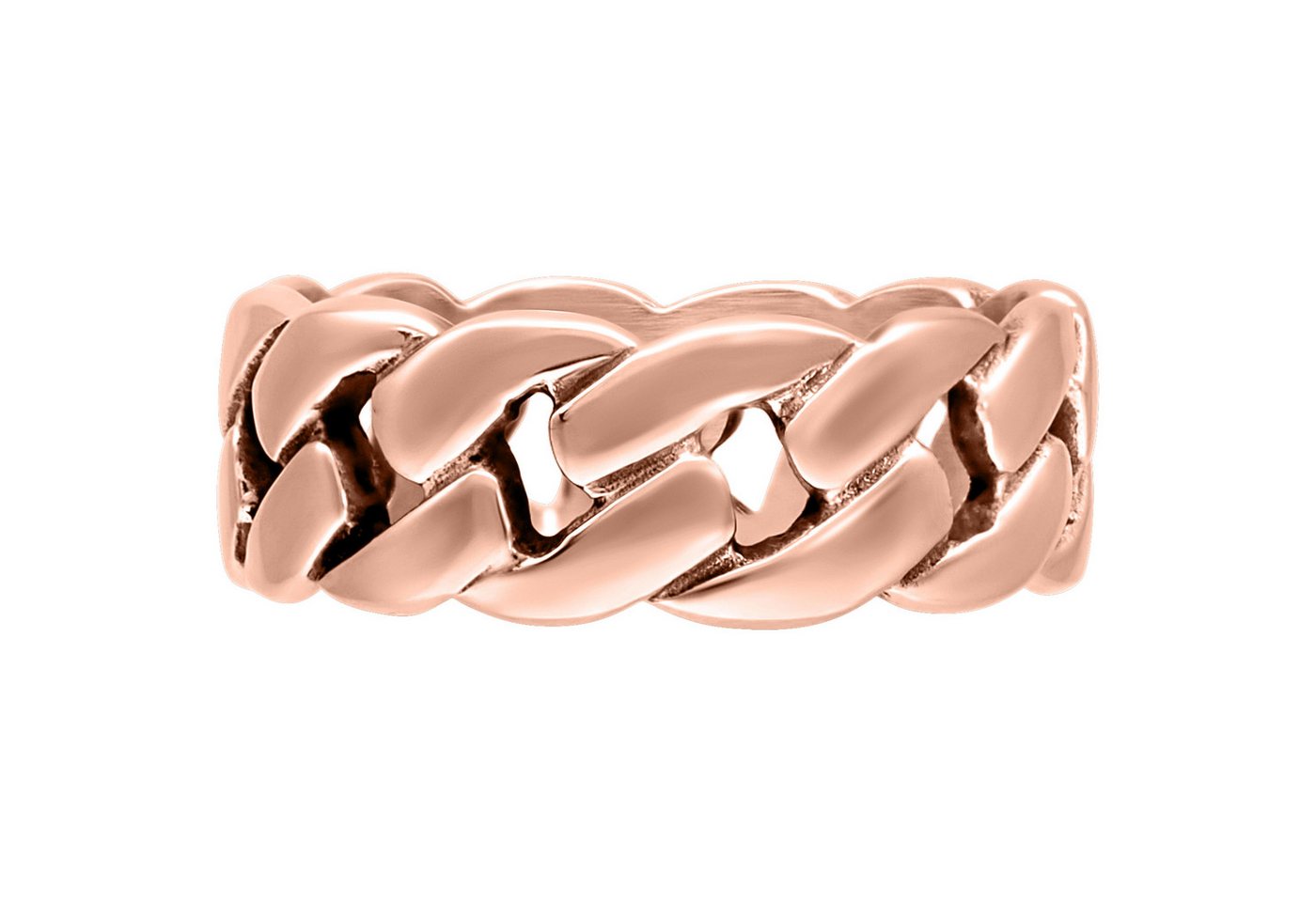 Wildcat Fingerring Chunky Ring - Roségold, 20,0 mm, Chirurgenstahl 316L - wasserfest, langlebig, hautverträglich – Bild 2 von 3