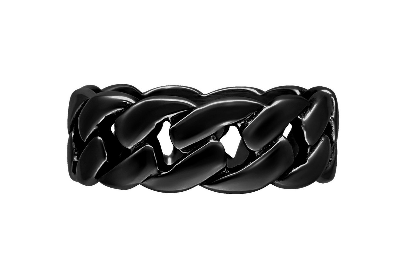 Wildcat Fingerring Chunky Ring - Schwarz, 20,0 mm, Chirurgenstahl 316L - wasserfest, langlebig, hautverträglich – Bild 2 von 3