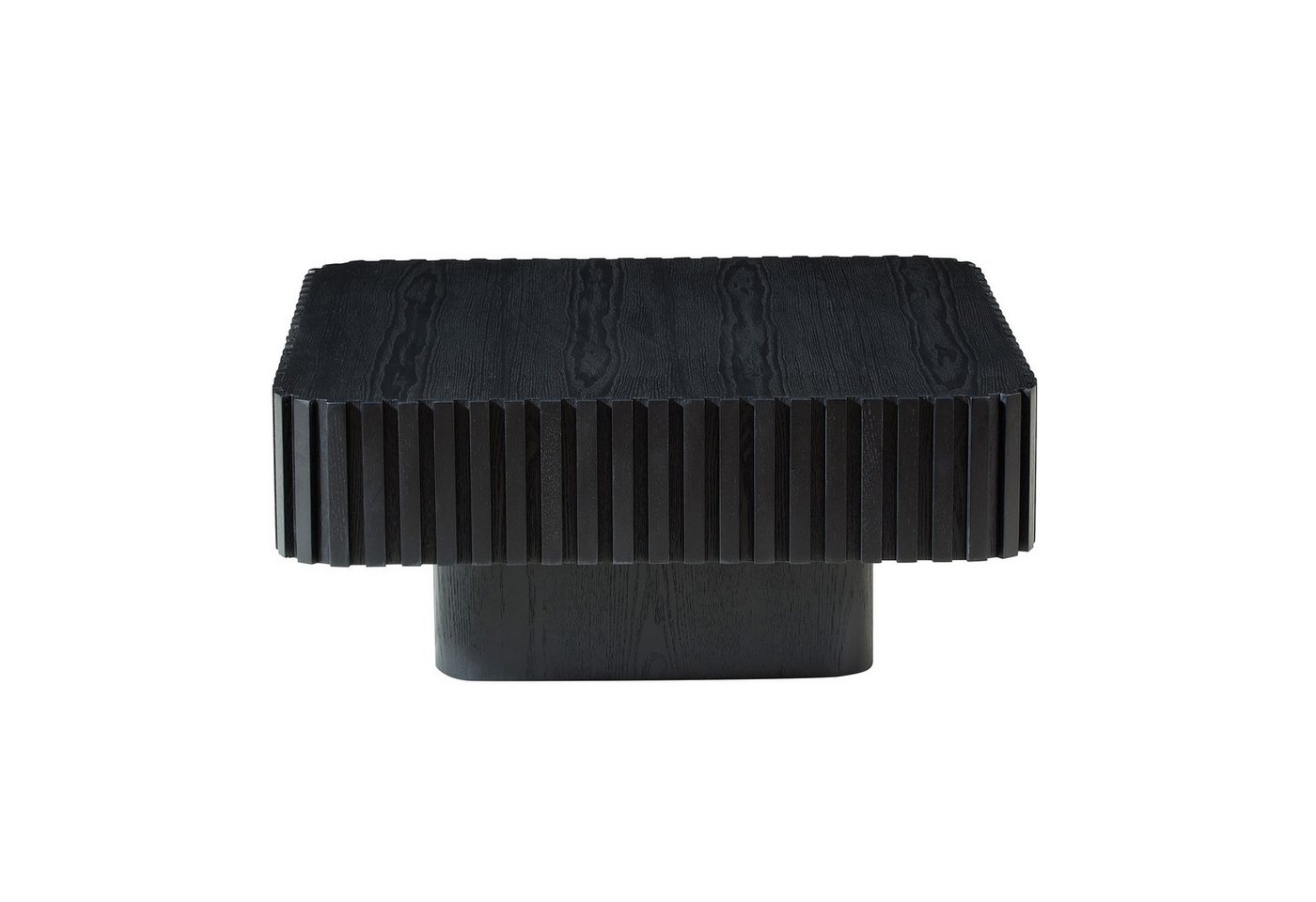 WILLIAMSPACE Couchtisch Lesley Eckiger Couchtisch mit geriffelter Oberfläche – Moderner Tisch (1 St), Maße ca.: B80 x T80 x H35 cm – Bild 3 von 5