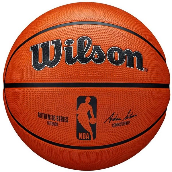 Wilson Basketball Basketball NBA Authentic Outdoor, Für Schulen, Vereine und Freizeitzentren zum Outdoor-Einsatz