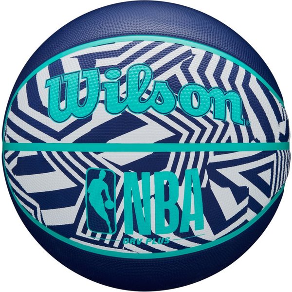 Wilson Basketball NBA DRV PLUS DAZZLE CAMO MINT, für Erwachsene, aus Gummi, mit griffiger Oberfläche
