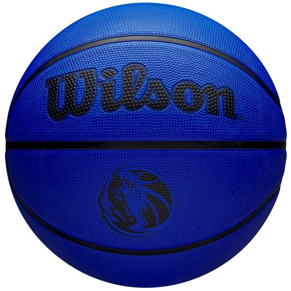 Wilson Basketball NBA TEAM TRIBUTE SOLID BSKT DALLAS, für Erwachsene, mit griffiger Haptik, aus Gummi, robust