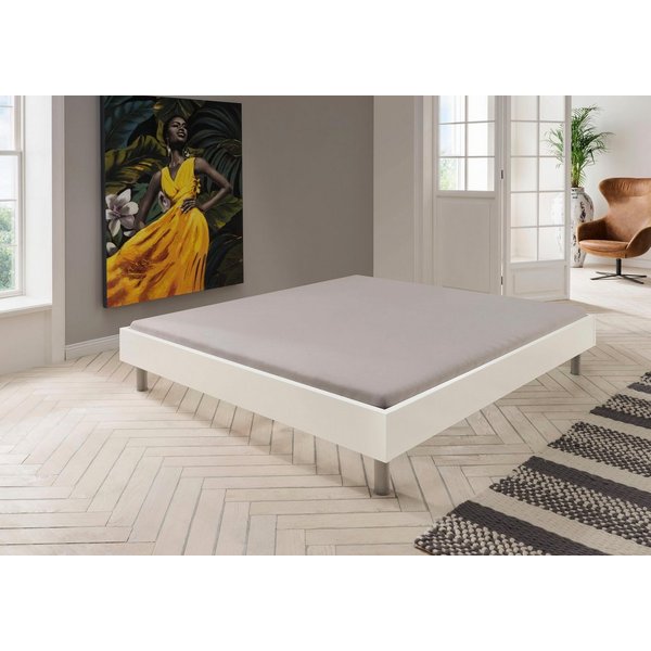 Wimex Bett Easy, große Auswahl an Größen und Farben, auch in Komforthöhe (Made in Germany), ohne Kopfteil, ideal unter Dachschrägen oder Fenster