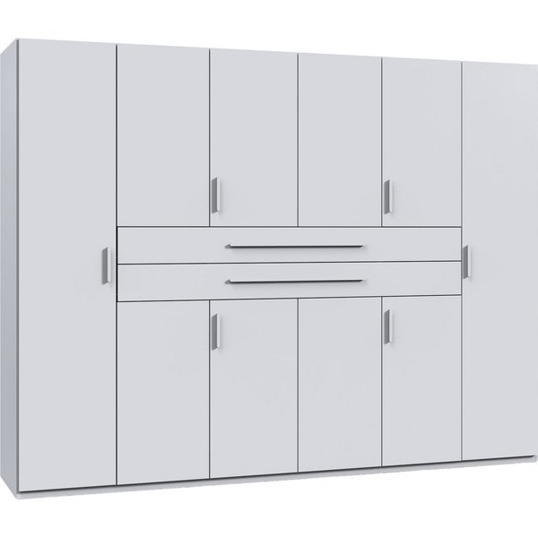 Wimex Drehtürenschrank Digit, erhältlich in den Breiten 180cm, 225cm oder 270cm (Schlafzimmer Schrank Bestseller in moderner Optik) Kleiderschrank inkl. zwei Sc