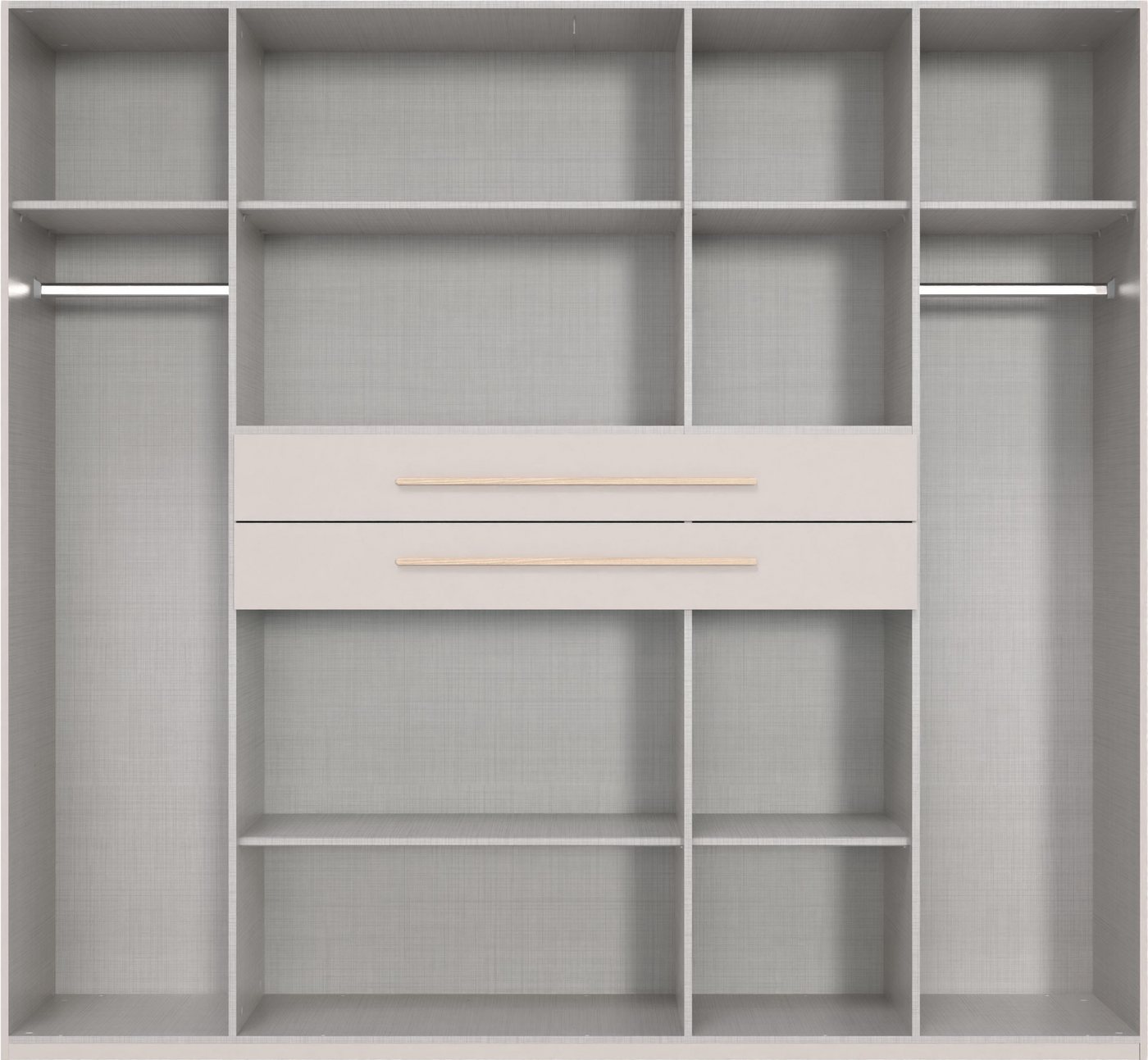 Wimex Drehtürenschrank Digit, erhältlich in den Breiten 180cm, 225cm oder 270cm (Schlafzimmer Schrank Bestseller in moderner Optik) Kleiderschrank inkl. zwei Sc – Bild 3 von 5