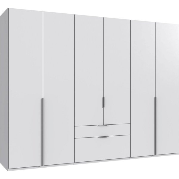 Wimex Drehtürenschrank Mugano (mit langen oder kurzen Griffen aus Metall) in vielen Breiten, 208 oder 236 cm hoch, Made in Germany