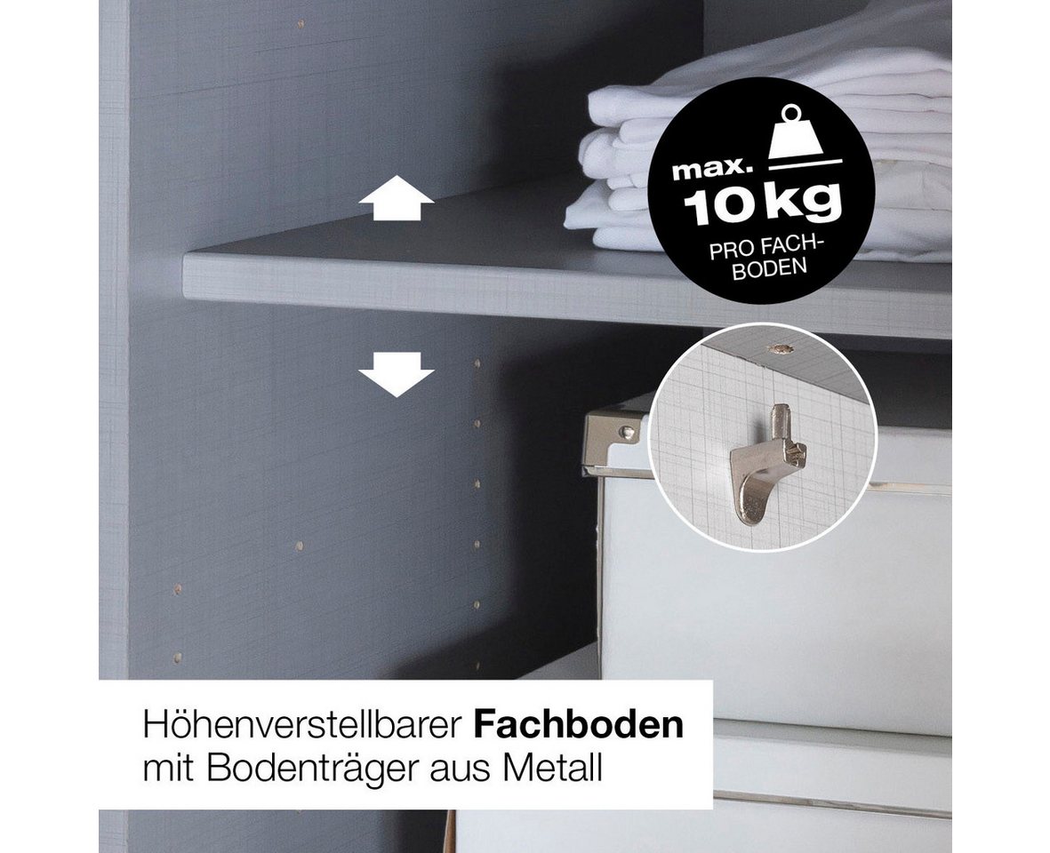 Wimex Einlegeboden MUGANO, 2er Set, Größe: 33x37,7cm – Bild 3 von 5