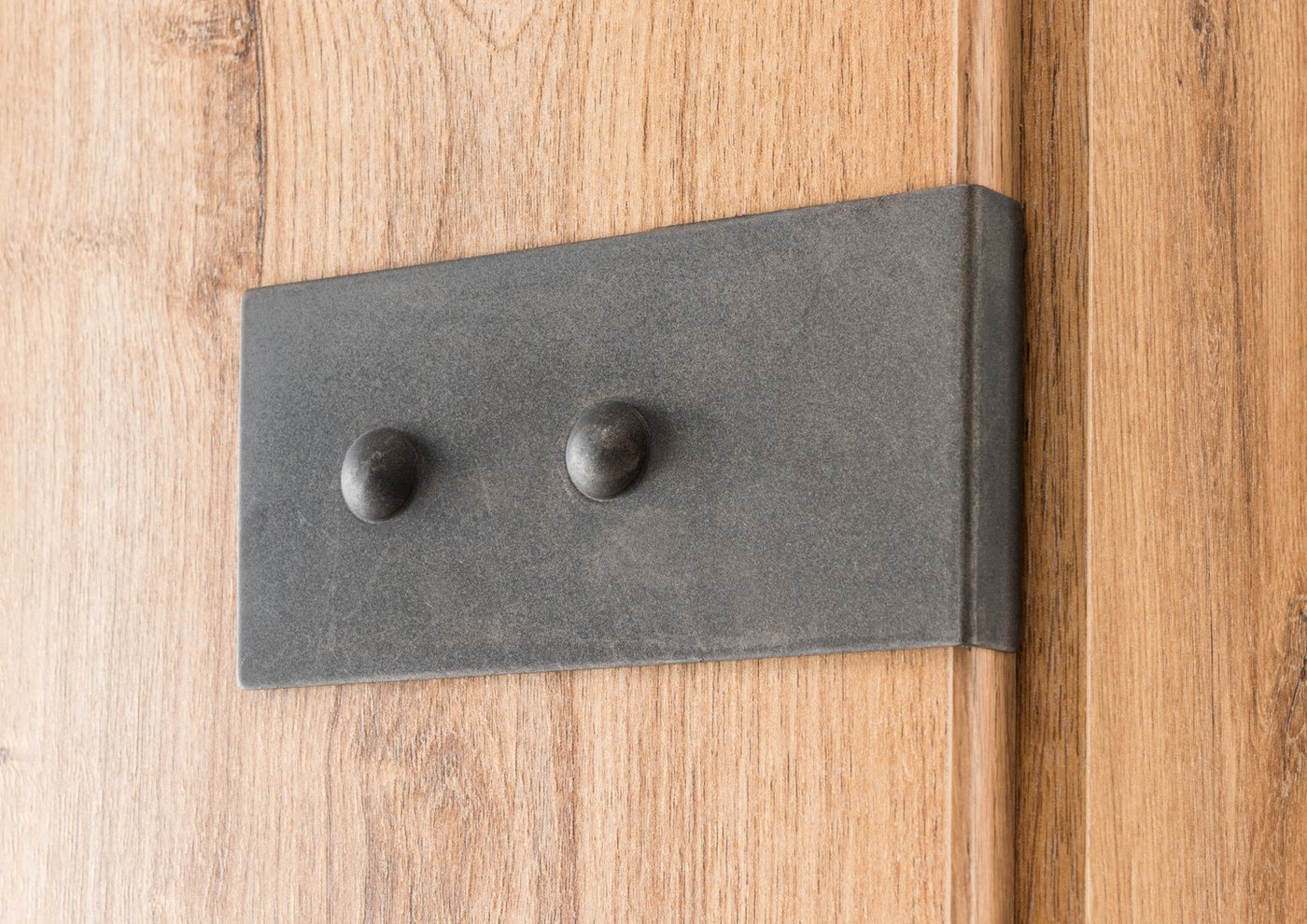 Wimex Kleiderschrank Cork, mit oder ohne Spiegel, rustikaler Look im Industrial Design wahlweise in 135cm oder 180cm breit, 58cm tief, 199cm hoch – Bild 3 von 5