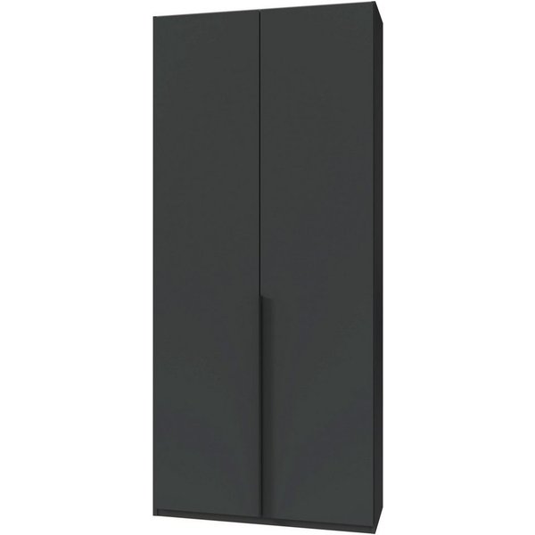 Wimex Kleiderschrank Mugano,in 5 Breiten,2 Höhen,2 Tiefen, viele Farben, Made in Germany (in Basic oder Premium Ausstattung) mit langen Griffen aus Metall, mit 