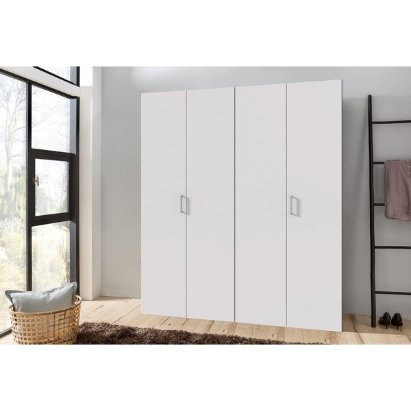 Wimex Kleiderschrank Mugano,in 3 Breiten, 2 Tiefen, viele Farben, Made in Germany (in Basic oder Premium Ausstattung) mit kurzen Griffen aus Metall