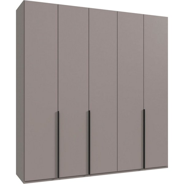 Wimex Kleiderschrank Mugano,in 5 Breiten,2 Höhen,2 Tiefen, viele Farben, Made in Germany (in Basic oder Premium Ausstattung) mit langen Griffen aus Metall, mit 