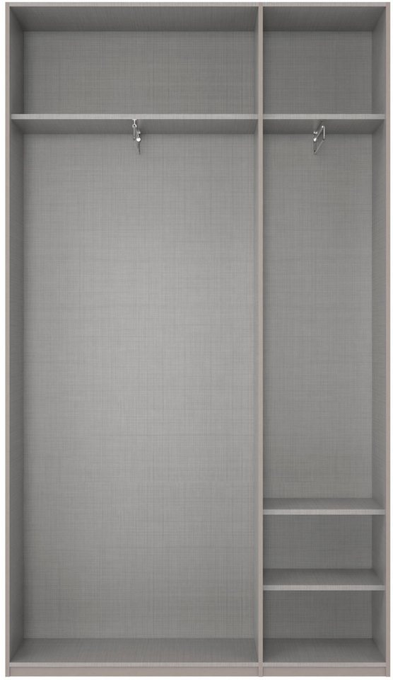 Wimex Kleiderschrank Mugano,in 5 Breiten,2 Höhen,2 Tiefen, viele Farben, Made in Germany (in Basic oder Premium Ausstattung) mit langen Griffen aus Metall, mit  – Bild 3 von 5
