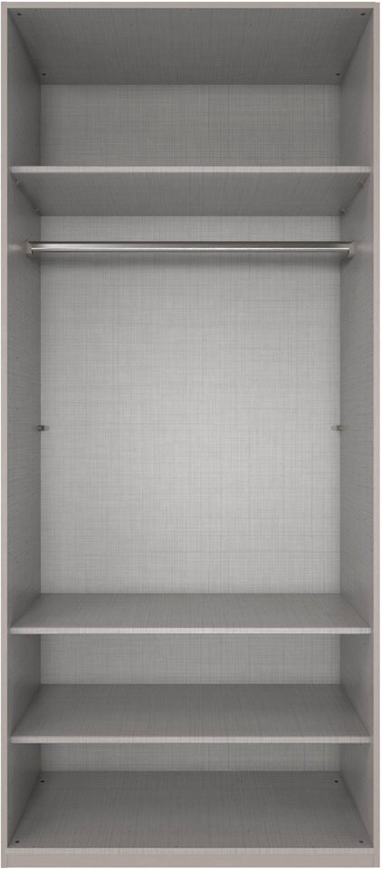 Wimex Kleiderschrank Mugano,in 5 Breiten,2 Höhen,2 Tiefen, viele Farben, Made in Germany (in Basic oder Premium Ausstattung) mit langen Griffen aus Metall, mit  – Bild 3 von 5