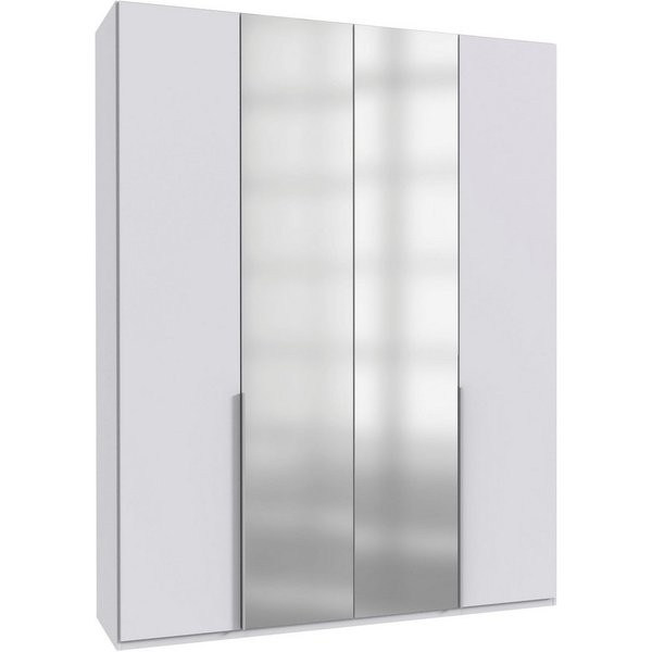Wimex Kleiderschrank Mugano,in 5 Breiten,2 Höhen,2 Tiefen, viele Farben, Made in Germany (in Basic oder Premium Ausstattung) mit langen Griffen aus Metall, mit 
