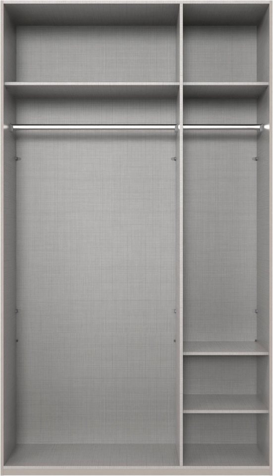 Wimex Kleiderschrank Mugano,in 5 Breiten,2 Höhen,2 Tiefen, viele Farben, Made in Germany (in Basic oder Premium Ausstattung) mit langen Griffen aus Metall, mit  – Bild 3 von 5