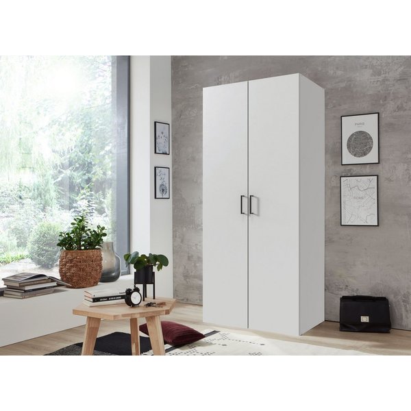 Wimex Kleiderschrank Mugano,in 3 Breiten, 2 Tiefen, viele Farben, Made in Germany (in Basic oder Premium Ausstattung) mit kurzen Griffen aus Metall