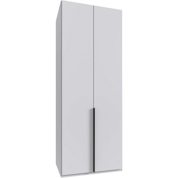 Wimex Kleiderschrank Mugano,in 5 Breiten,2 Höhen,2 Tiefen, viele Farben, Made in Germany (in Basic oder Premium Ausstattung) mit langen Griffen aus Metall, mit 