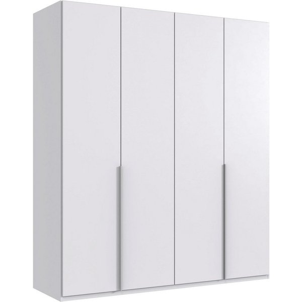 Wimex Kleiderschrank Mugano,in 5 Breiten,2 Höhen,2 Tiefen, viele Farben, Made in Germany (in Basic oder Premium Ausstattung) mit langen Griffen aus Metall, mit 