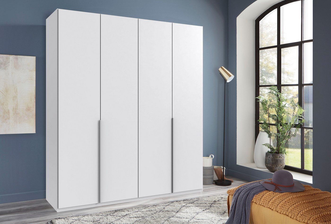 Wimex Kleiderschrank Mugano,in 5 Breiten,2 Höhen,2 Tiefen, viele Farben, Made in Germany (in Basic oder Premium Ausstattung) mit langen Griffen aus Metall, mit  – Bild 2 von 5