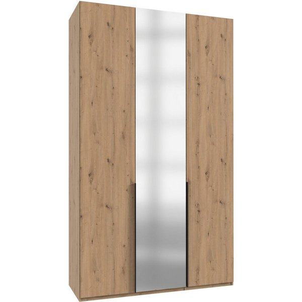 Wimex Kleiderschrank Mugano,in 5 Breiten,2 Höhen,2 Tiefen, viele Farben, Made in Germany (in Basic oder Premium Ausstattung) mit langen Griffen aus Metall, mit 