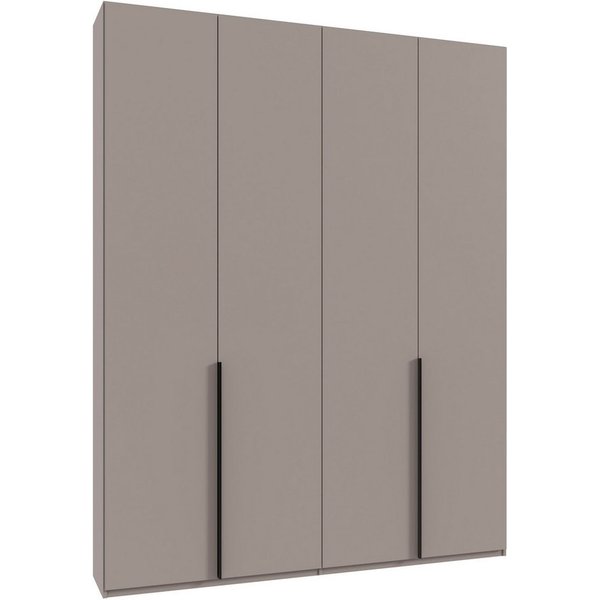 Wimex Kleiderschrank Mugano,in 5 Breiten,2 Höhen,2 Tiefen, viele Farben, Made in Germany (in Basic oder Premium Ausstattung) mit langen Griffen aus Metall, mit 