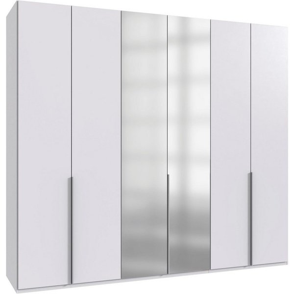 Wimex Kleiderschrank Mugano,in 5 Breiten,2 Höhen,2 Tiefen, viele Farben, Made in Germany (in Basic oder Premium Ausstattung) mit langen Griffen aus Metall, mit 