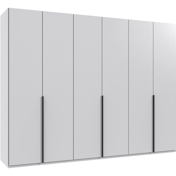 Wimex Kleiderschrank Mugano,in 5 Breiten,2 Höhen,2 Tiefen, viele Farben, Made in Germany (in Basic oder Premium Ausstattung) mit langen Griffen aus Metall, mit 
