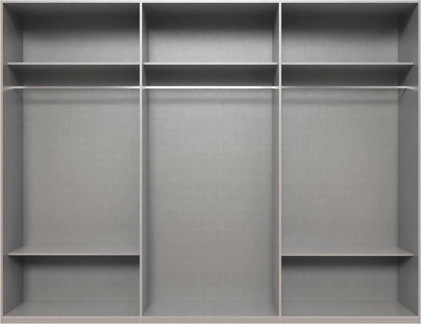 Wimex Kleiderschrank Mugano,in 5 Breiten,2 Höhen,2 Tiefen, viele Farben, Made in Germany (in Basic oder Premium Ausstattung) mit langen Griffen aus Metall, mit  – Bild 3 von 5