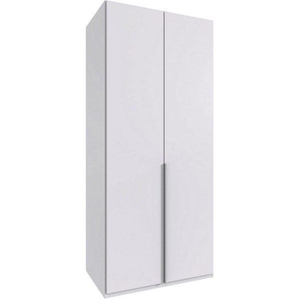 Wimex Kleiderschrank Mugano,in 5 Breiten,2 Höhen,2 Tiefen, viele Farben, Made in Germany (in Basic oder Premium Ausstattung) mit langen Griffen aus Metall, mit 
