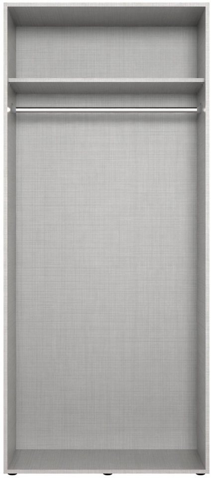 Wimex Kleiderschrank Mugano,in 3 Breiten, 2 Tiefen, viele Farben, Made in Germany (in Basic oder Premium Ausstattung) mit kurzen Griffen aus Metall – Bild 3 von 5