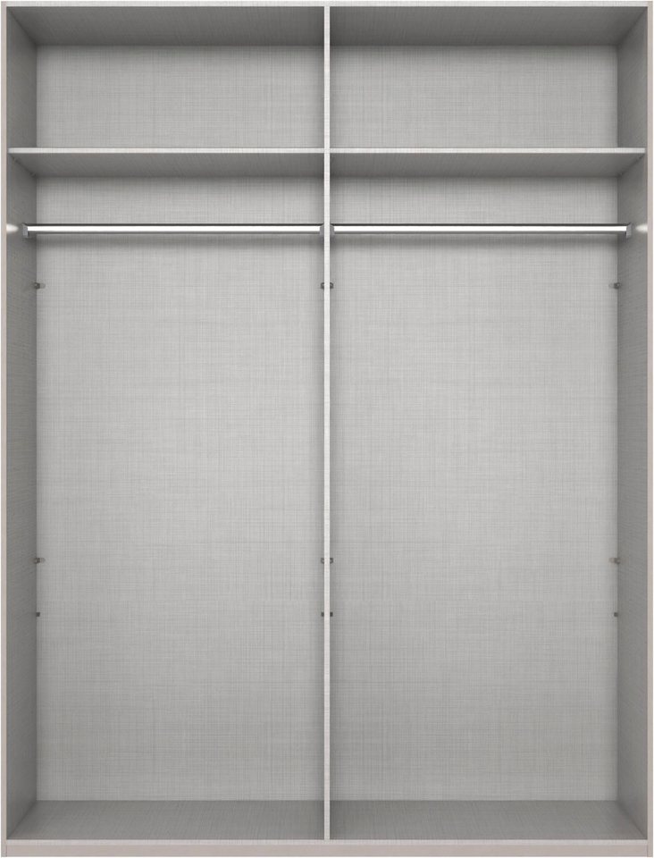 Wimex Kleiderschrank Mugano,in 5 Breiten,2 Höhen,2 Tiefen, viele Farben, Made in Germany (in Basic oder Premium Ausstattung) mit langen Griffen aus Metall, mit  – Bild 3 von 5