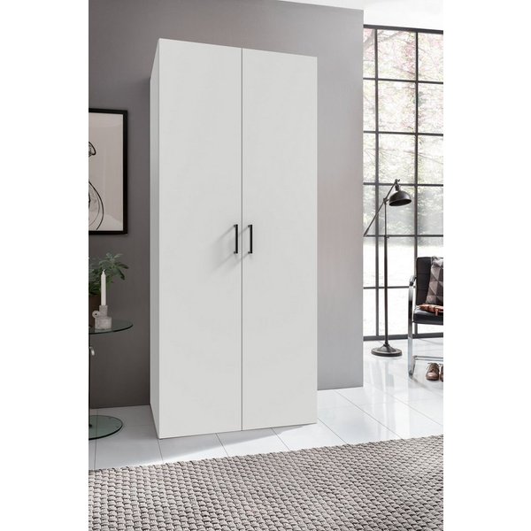 Wimex Kleiderschrank Mugano,in 3 Breiten, 2 Tiefen, viele Farben, Made in Germany (in Basic oder Premium Ausstattung) mit kurzen Griffen aus Metall