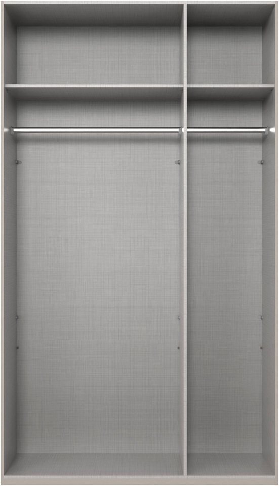 Wimex Kleiderschrank Mugano,in 5 Breiten,2 Höhen,2 Tiefen, viele Farben, Made in Germany (in Basic oder Premium Ausstattung) mit langen Griffen aus Metall, mit  – Bild 3 von 5
