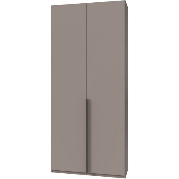 Wimex Kleiderschrank Mugano,in 5 Breiten,2 Höhen,2 Tiefen, viele Farben, Made in Germany (in Basic oder Premium Ausstattung) mit langen Griffen aus Metall, mit 