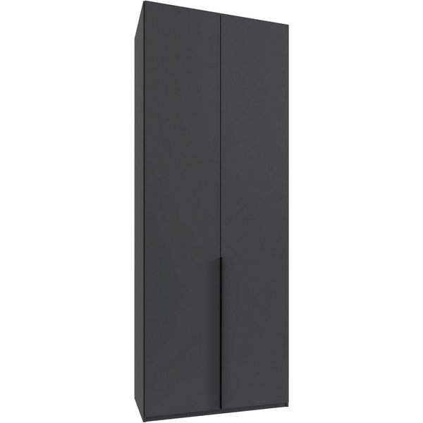 Wimex Kleiderschrank Mugano,in 5 Breiten,2 Höhen,2 Tiefen, viele Farben, Made in Germany (in Basic oder Premium Ausstattung) mit langen Griffen aus Metall, mit 
