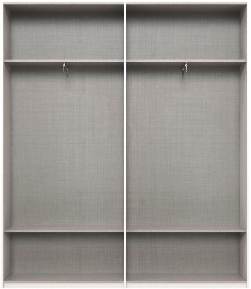 Wimex Kleiderschrank Mugano,in 5 Breiten,2 Höhen,2 Tiefen, viele Farben, Made in Germany (in Basic oder Premium Ausstattung) mit langen Griffen aus Metall, mit  – Bild 3 von 5